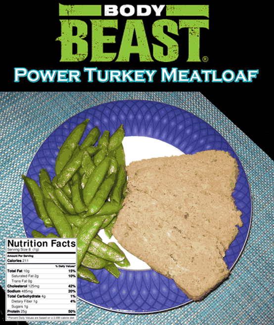 Power Turkey Meatloaf Recipe from Body Beast