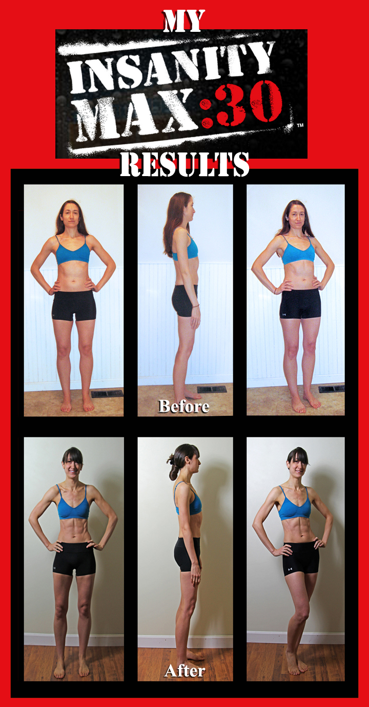 insanity workout results pictures