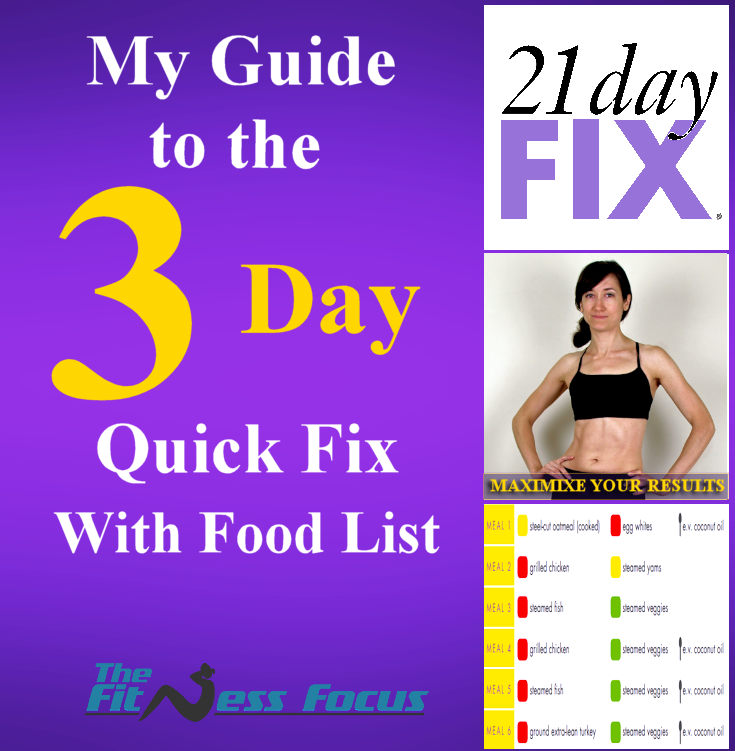 My 3 Day Quick Fix Guide For The Best Results