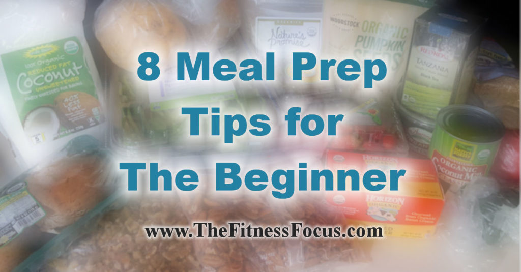 Focus on meal prep, or batch cooking