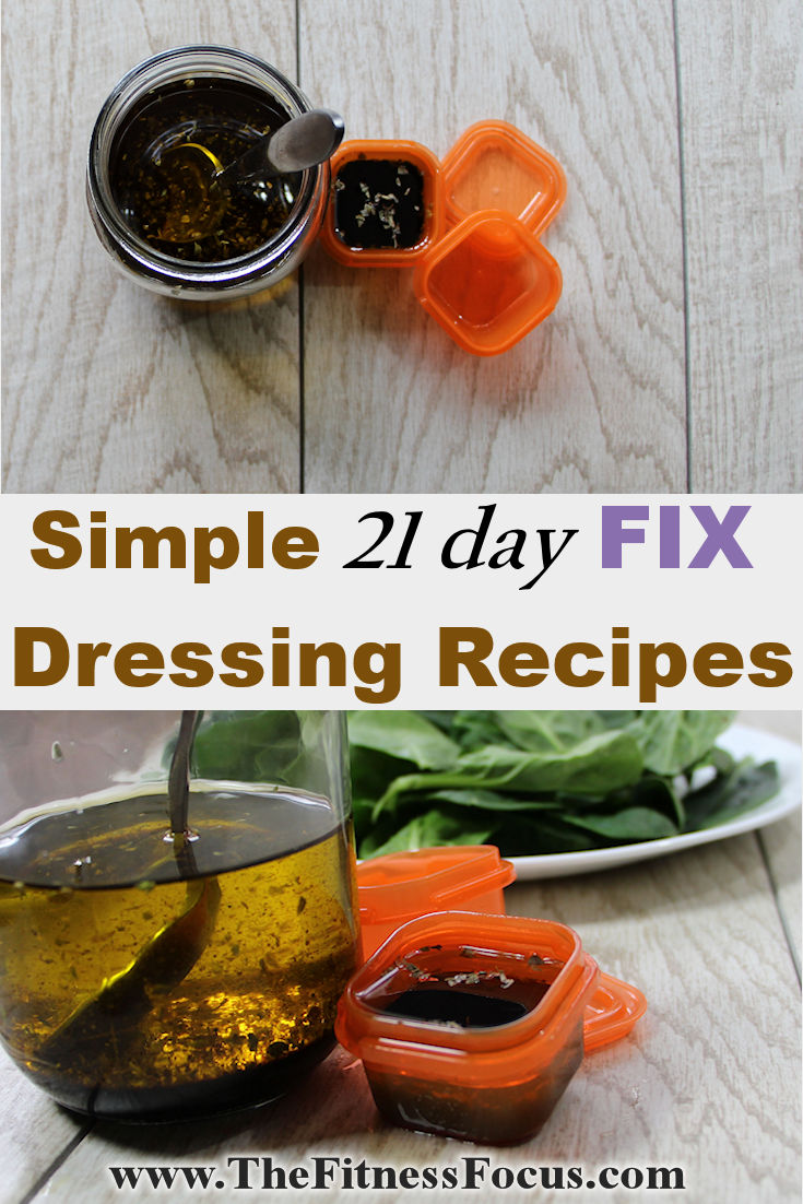 21 Day Fix Salad Dressing Recipes