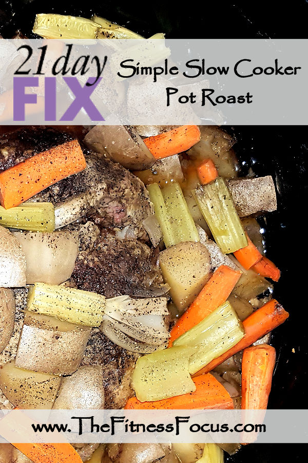 21 day fix approved slow cooker pot roast