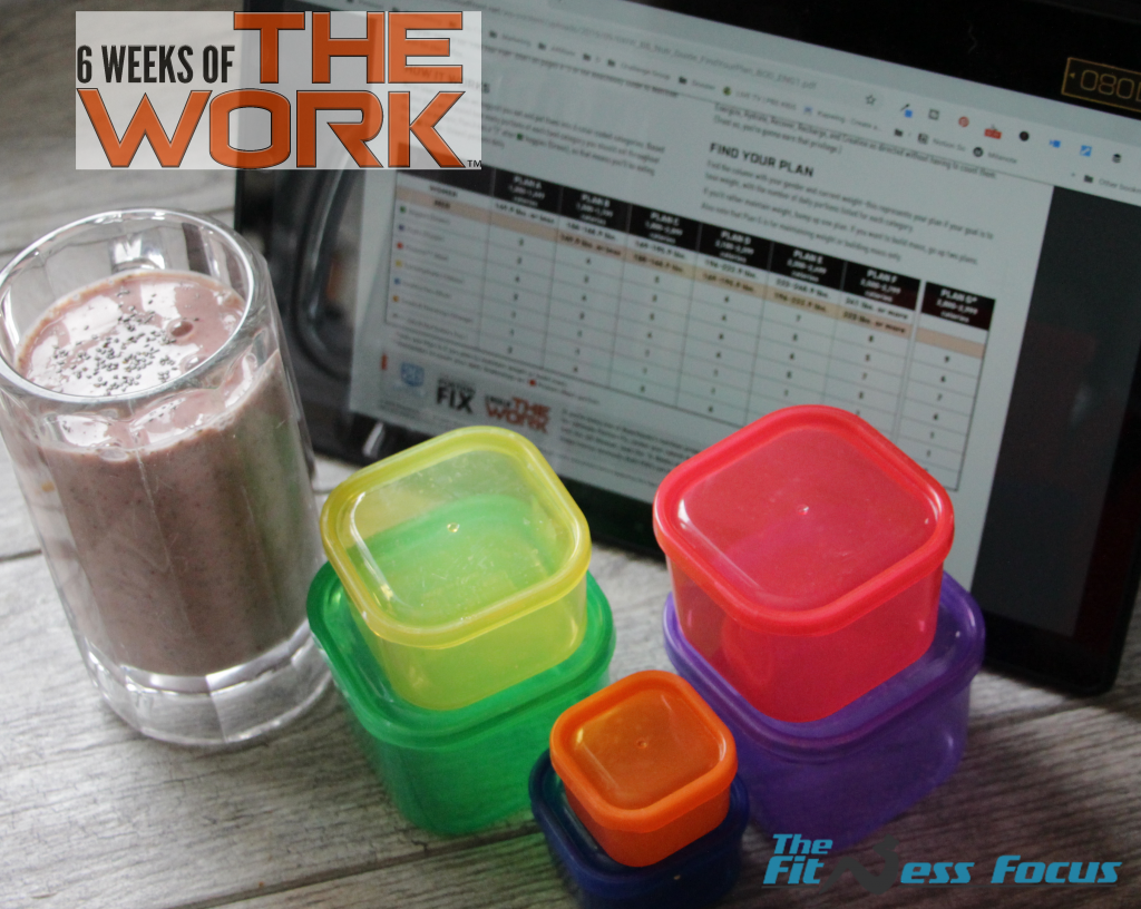 6 weeks of the work portion control nutrition