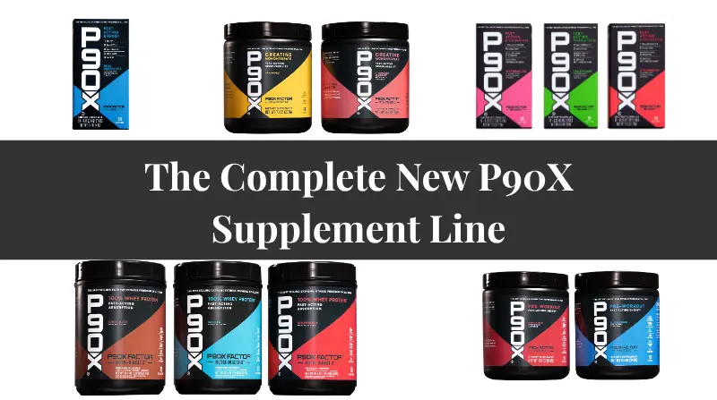 all of the new p90x supplements whey protein - creatine - hydration - energy - pre-workout