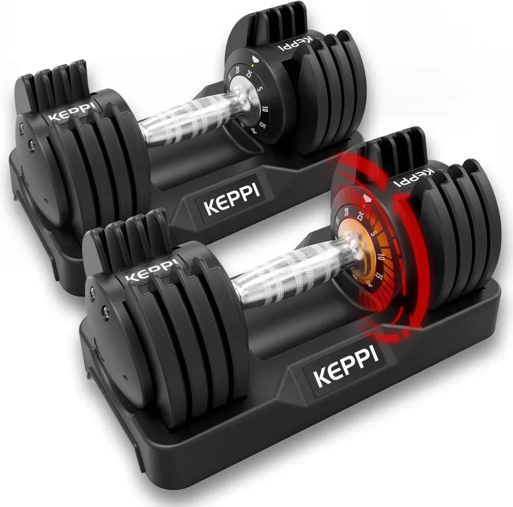 keppi adjustable dumbbells