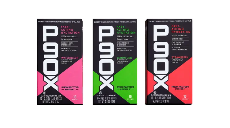 p90x hydrate supplement in 3 flavors