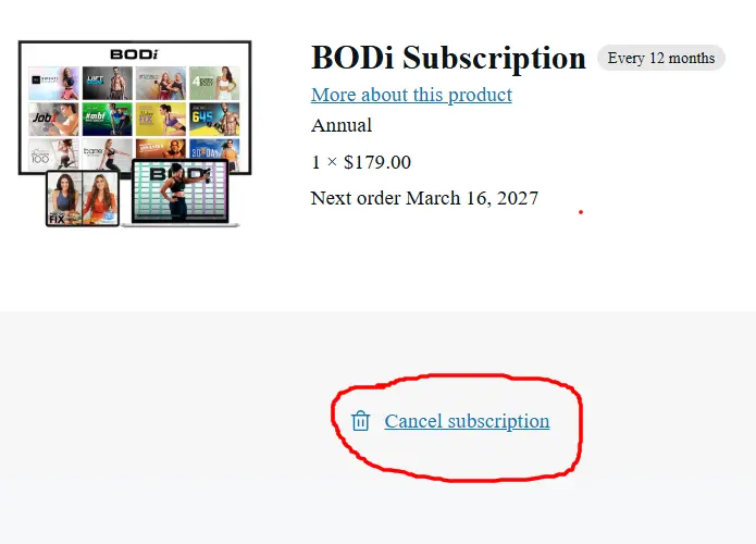 how to cancel active subscription before resubscribing