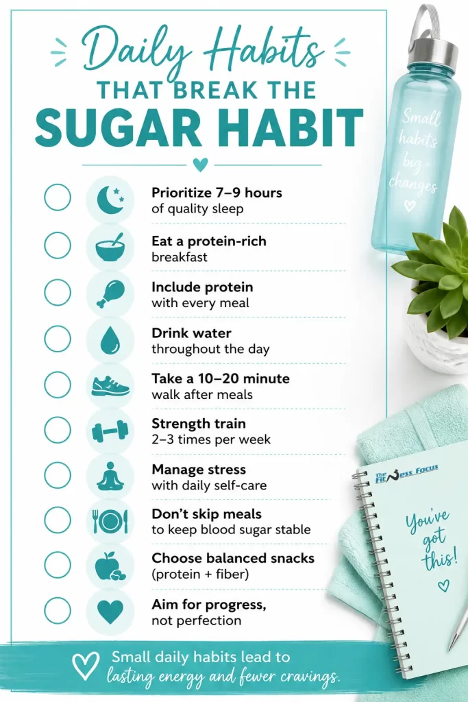 daily habits to break sugar habit