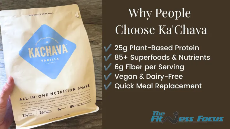 why people choose kachava 25 grams plant based protein superfoods fiber vegan and dairy free quick meal replacement